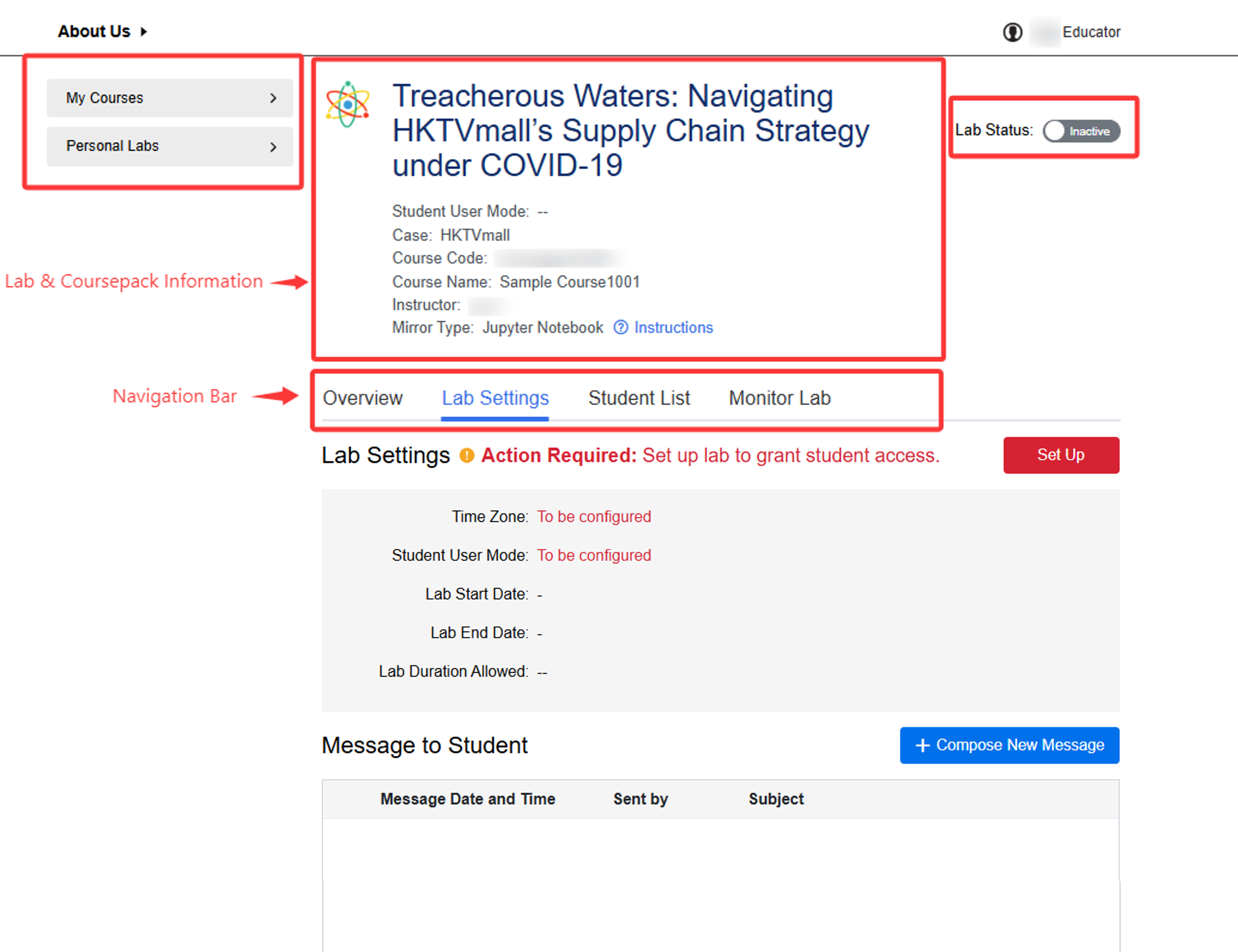 lab information